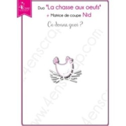 Matrices de coupe Scrapbooking Carterie pâques - Nid