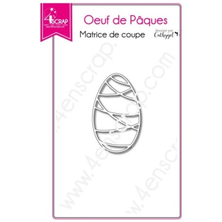 Matrices de coupe Scrapbooking Carterie - Oeuf de Pâques