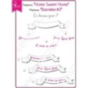 Matrice de coupe Scrapbooking Carterie étiquette - Bannière 2
