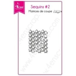 Matrice de coupe Scrapbooking Carterie étoile - Sequins 2