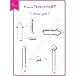 Matrice de coupe Scrapbooking Carterie étiquette panneau - Pancartes 2