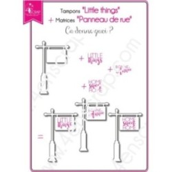Matrice de coupe Scrapbooking Carterie étiquette pancarte - Panneau de rue Matrice de coupe Scrapbooking Carterie étiquette pancarte - Panneau de rue