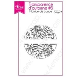 Matrice de coupe Scrapbooking Carterie feuille branche - Transparence d'automne 3