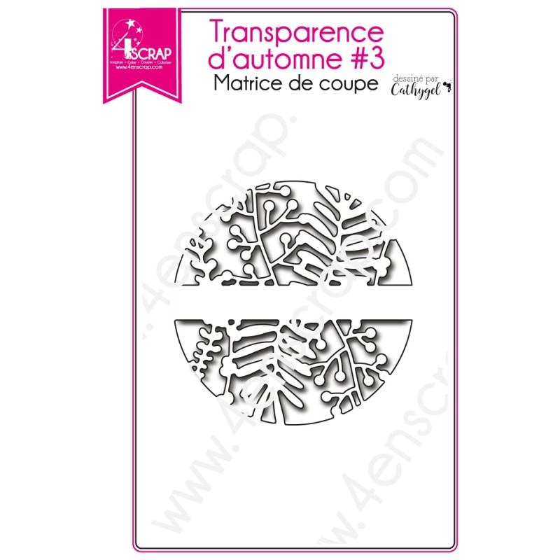 Matrice de coupe Scrapbooking Carterie feuille branche - Transparence d'automne 3 Matrice de coupe Scrapbooking Carterie feuille branche - Transparence d'automne 3