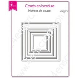 Matrice de coupe Scrapbooking Carterie forme - Carrés en bordure