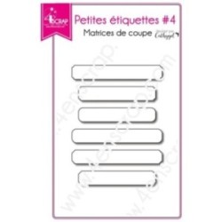 Matrice de coupe Scrapbooking Carterie cadre - Petites étiquettes 4