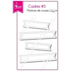 Matrice de coupe Scrapbooking Carterie étiquette - Cadres 5