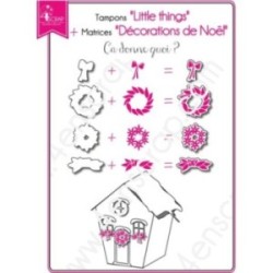 Tampon transparent Scrapbooking Carterie noël - Little things Tampon transparent Scrapbooking Carterie noël - Little things