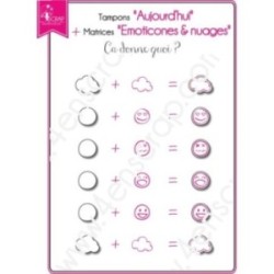 Clear stamp Scrapbooking Card Making planner bullet emoticon - Today