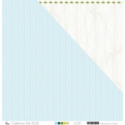 Printed Paper Scrapbooking Card making - "White Waves on Glacier Blue Background" Printed Paper Scrapbooking Card making - "White Waves on Glacier Blue Background"
