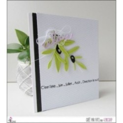 Matrice de coupe Scrapbooking Carterie olive provence - Branches d'olivier Matrice de coupe Scrapbooking Carterie olive provence - Branches d'olivier