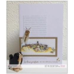 Matrice de coupe Scrapbooking Carterie insecte provence - Cigale