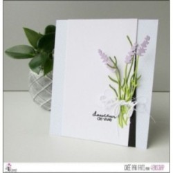 Cutting die Scrapbooking Card making flower provence - Lavender sprigs