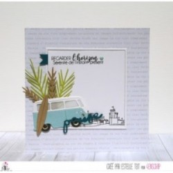 Tampon transparent Scrapbooking Carterie instant photo - Précieux souvenirs Tampon transparent Scrapbooking Carterie instant photo - Précieux souvenirs