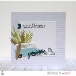 Tampon transparent Scrapbooking Carterie instant photo - Précieux souvenirs