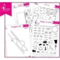 Tampon transparent matrice die Scrapbooking Carterie - Pack "Cuisine"
