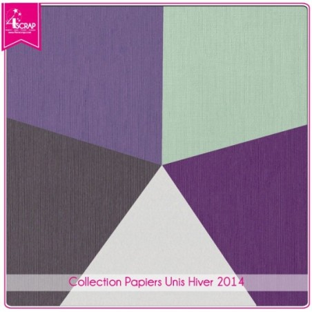 Pack Papier Uni Scrapbooking Carterie - Hiver 2014