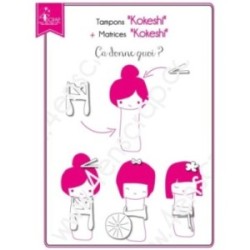 Clear Stamp Die Scrapbooking Card Making Japan - Kokeshi Clear Stamp Die Scrapbooking Card Making Japan - Kokeshi