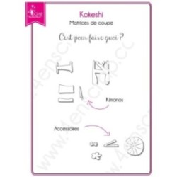 Clear Stamp Die Scrapbooking Card Making Japan - Kokeshi Clear Stamp Die Scrapbooking Card Making Japan - Kokeshi