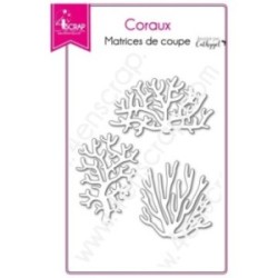 Matrice de coupe Scrapbooking Carterie océan plante - Coraux Matrice de coupe Scrapbooking Carterie océan plante - Coraux