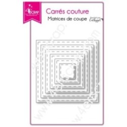 Matrice de coupe Scrapbooking Carterie - CarrÃ©s couture