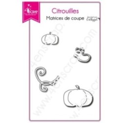 Matrice de coupe Scrapbooking Carterie fruit - Citrouilles