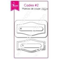 Matrice de coupe Scrapbooking Carterie étiquette - Cadres 2