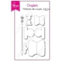 Matrice de coupe Scrapbooking Carterie carnet - Onglets