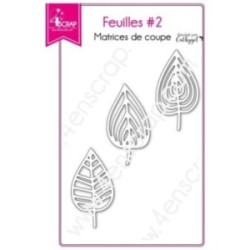 Matrice de coupe Scrapbooking Carterie automne arbre nature - Feuilles 2