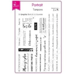 Tampon transparent Scrapbooking Carterie texte photo - Portrait Tampon transparent Scrapbooking Carterie texte photo - Portrait