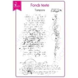 Fonds texte - Tampon Clear