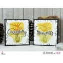 Tampon transparent Scrapbooking Carterie week end moment texte - Cocooning