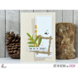 Matrice de coupe Scrapbooking Carterie intérieur maison - Cadres déco Matrice de coupe Scrapbooking Carterie intérieur maison - Cadres déco