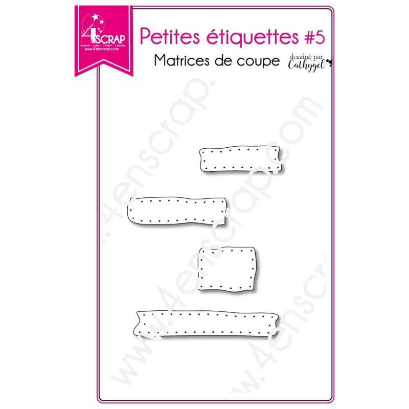 Matrice de coupe Scrapbooking Carterie cadre rectangle - Petites étiquettes 5 Matrice de coupe Scrapbooking Carterie cadre rectangle - Petites étiquettes 5
