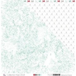 Papier imprimé Scrapbooking Carterie - "Givre vert argile sur fond blanc" Papier imprimé Scrapbooking Carterie - "Givre vert argile sur fond blanc"