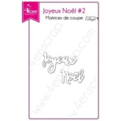 Matrice de coupe Scrapbooking Carterie mot fête - Joyeux Noël 2 Matrice de coupe Scrapbooking Carterie mot fête - Joyeux Noël 2