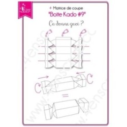 Matrice de coupe Scrapbooking Carterie cadeau cracker offrir - Boite kado 9