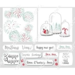 Etiquette à découper Scrapbooking Carterie - Cartes de voeux