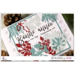 Tampon transparent Scrapbooking Carterie mot bonne année - Happy New Year