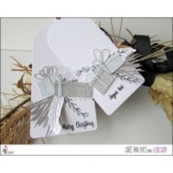 Matrice de coupe Scrapbooking Carterie cadeau paquet noeud - Jolis kados 2 Matrice de coupe Scrapbooking Carterie cadeau paquet noeud - Jolis kados 2