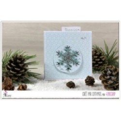 Matrice de coupe Scrapbooking Carterie hiver noel - Flocons de neige 2 Matrice de coupe Scrapbooking Carterie hiver noel - Flocons de neige 2
