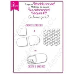 Matrice de coupe Scrapbooking Carterie sparadrap bobo blessure - Sur ordonnance