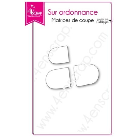 Matrice de coupe Scrapbooking Carterie sparadrap bobo blessure - Sur ordonnance