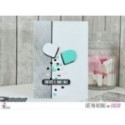 Matrice de coupe Scrapbooking Carterie shaker card coeur - Sequins 3