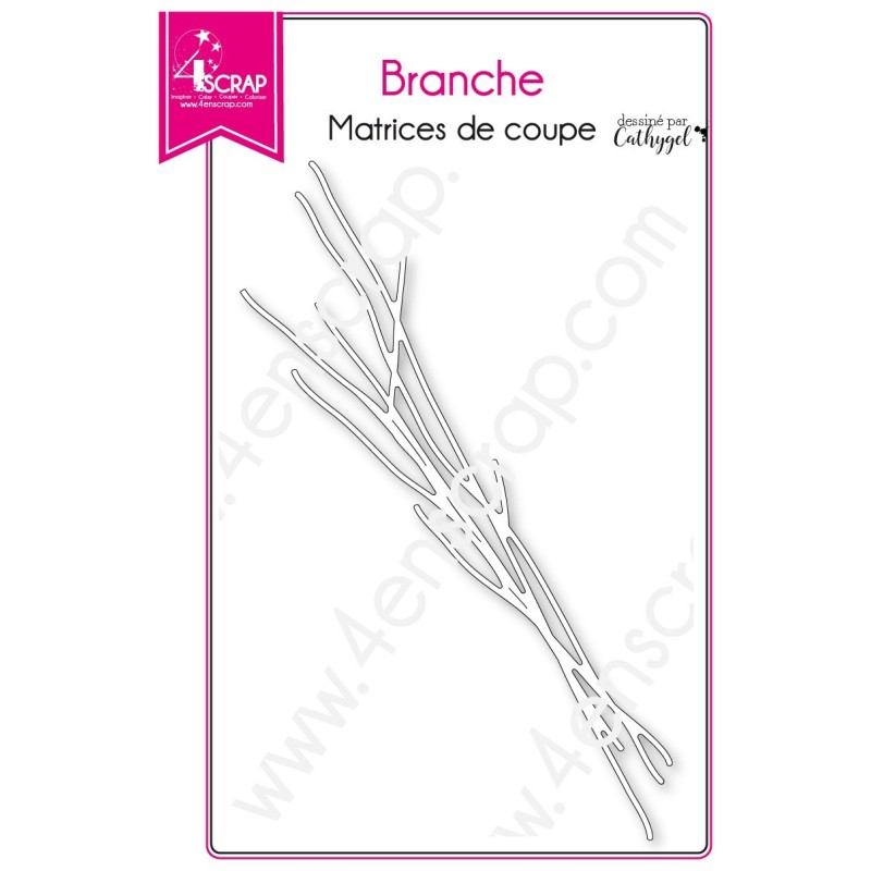 Matrice de coupe Scrapbooking Carterie tige branchage nature - Branche Matrice de coupe Scrapbooking Carterie tige branchage nature - Branche
