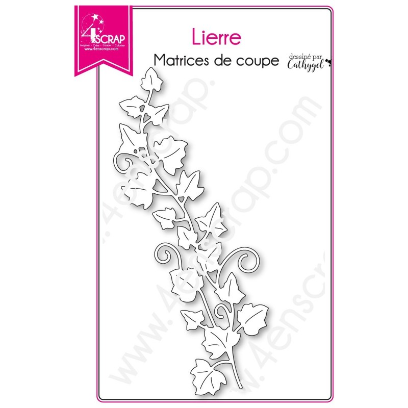 Matrice de coupe Scrapbooking Carterie tige printemps nature - Lierre