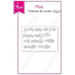 Matrice de coupe Scrapbooking Carterie année calendrier cadre - Mois Matrice de coupe Scrapbooking Carterie année calendrier cadre - Mois