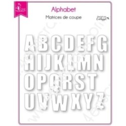 Matrice de coupe Scrapbooking Carterie lettre majuscule mot - Alphabet