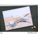 Matrice de coupe Scrapbooking Carterie lierre printemps cerisier - Couronnes de fleurs 2