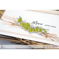 Tampon transparent Scrapbooking Carterie mot texte intemporel - Merci pour tout Tampon transparent Scrapbooking Carterie mot texte intemporel - Merci pour tout